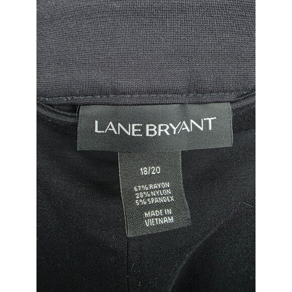 Lane Bryant A-Line Skirt 18/20 Black - Picture 3 of 6